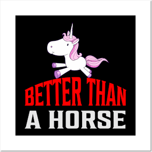 Unicorn Horse Quote Posters and Art